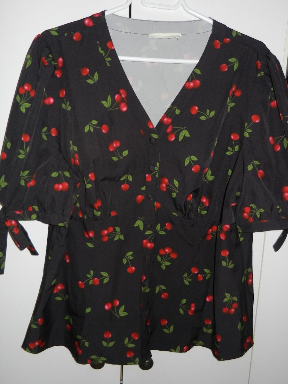 Blouse imprimée avec des cerises